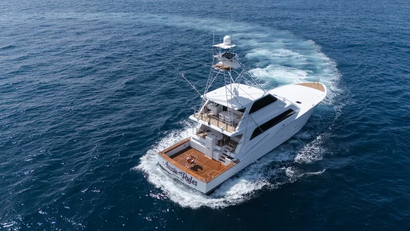 Slide: The Image of Oceanfast 87 Enclosed Bridge Sportfish 1996 - 56