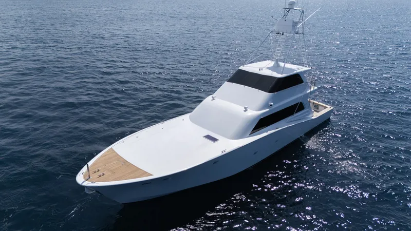 Slide: The Image of Oceanfast 87 Enclosed Bridge Sportfish 1996 - 57