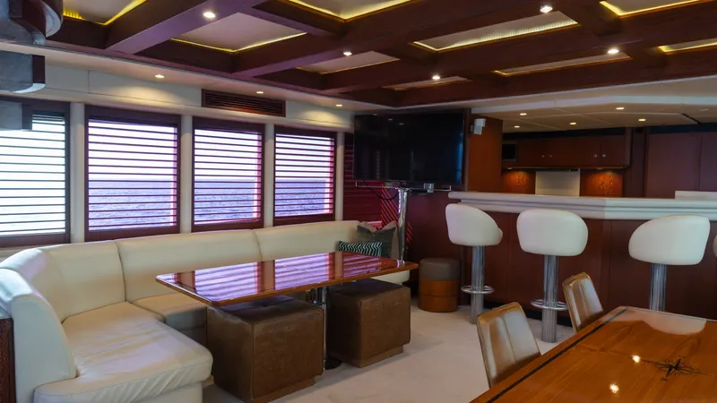 Slide: The Image of Oceanfast 87 Enclosed Bridge Sportfish 1996 - 5