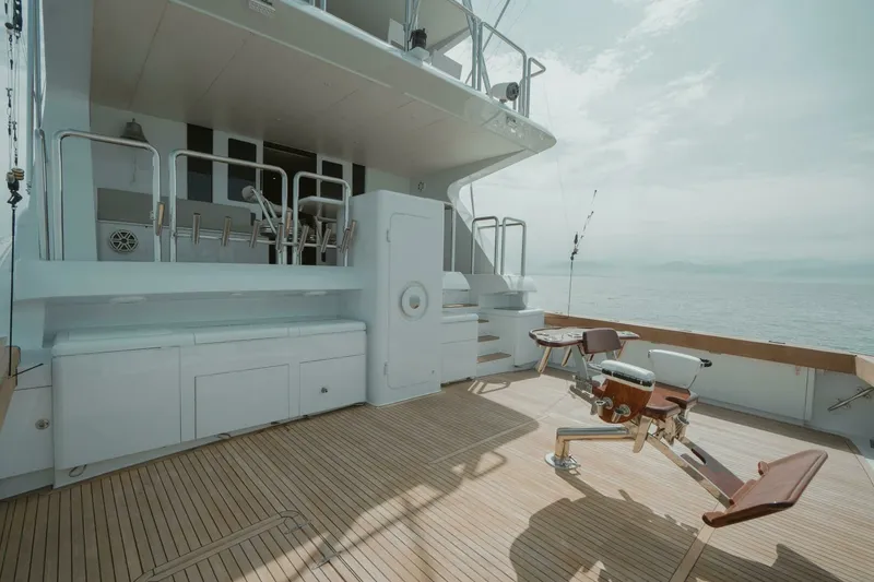 Slide: The Image of Oceanfast 87 Enclosed Bridge Sportfish 1996 - 2