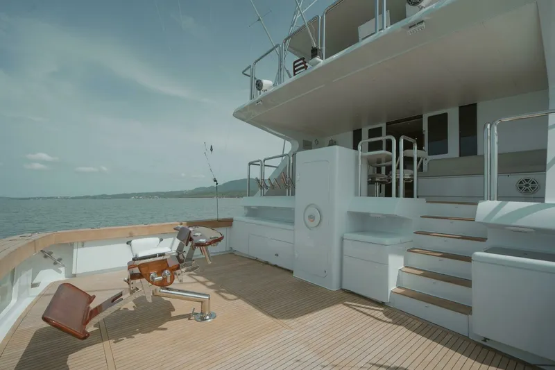 Slide: The Image of Oceanfast 87 Enclosed Bridge Sportfish 1996 - 19