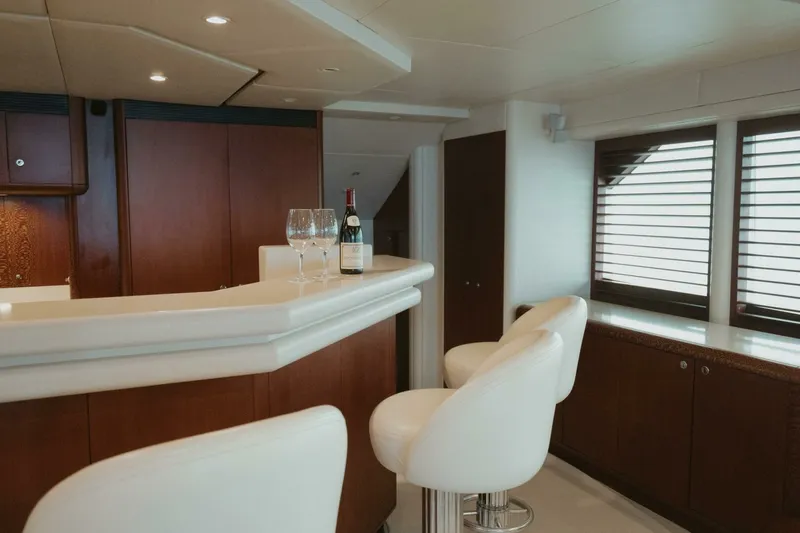 Slide: The Image of Oceanfast 87 Enclosed Bridge Sportfish 1996 - 7