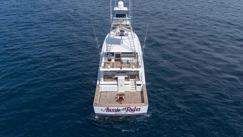 Slide: The Image of Oceanfast 87 Enclosed Bridge Sportfish 1996 - 48