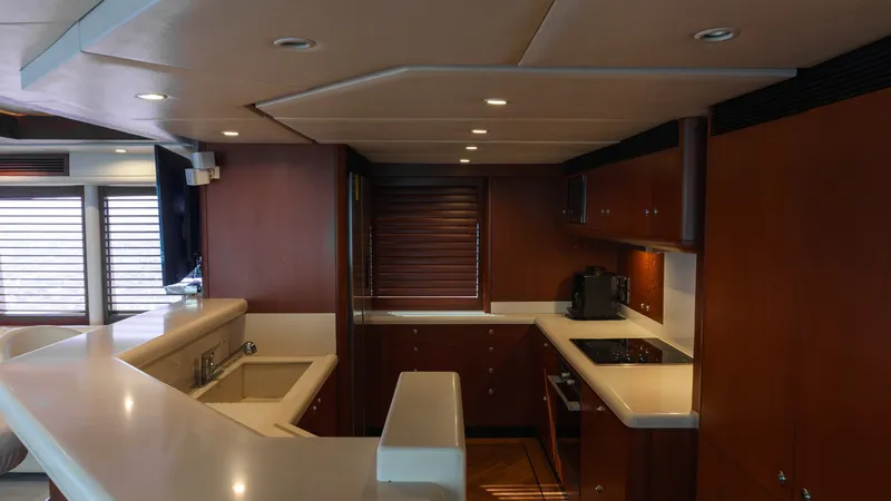 Slide: The Image of Oceanfast 87 Enclosed Bridge Sportfish 1996 - 6