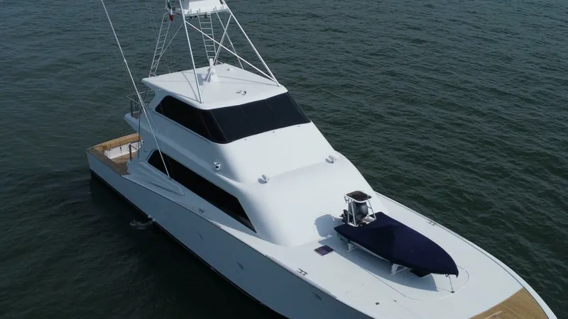 Slide: The Image of Oceanfast 87 Enclosed Bridge Sportfish 1996 - 40