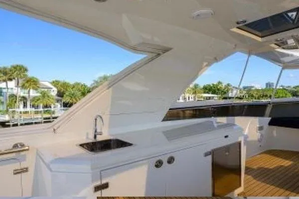 Slide: The Image of Lazzara Yachts LSX 95 Flybridge 2012 - 6
