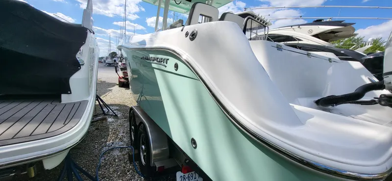 Slide: The Image of Aquasport 2500 Center Console 2021 - 22