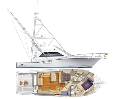 Slide: The Image of Cabo 48 Flybridge 2004 - 33