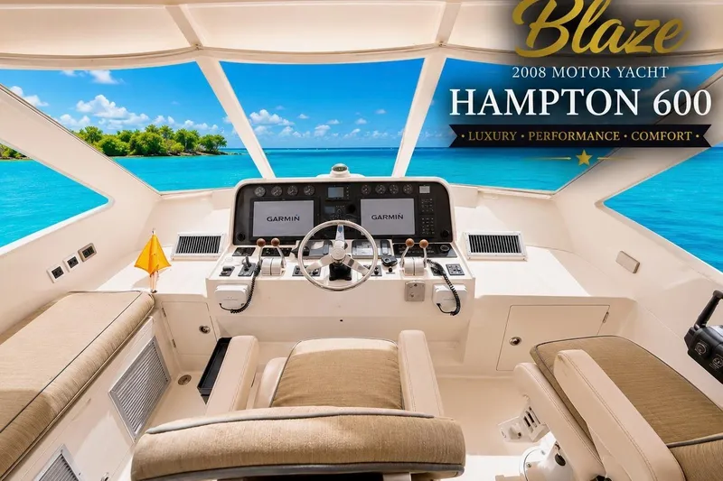 Slide: The Image of Hampton 600 Sundeck Motoryacht 2008 - 10