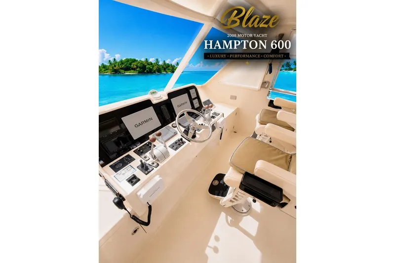 Slide: The Image of Hampton 600 Sundeck Motoryacht 2008 - 11