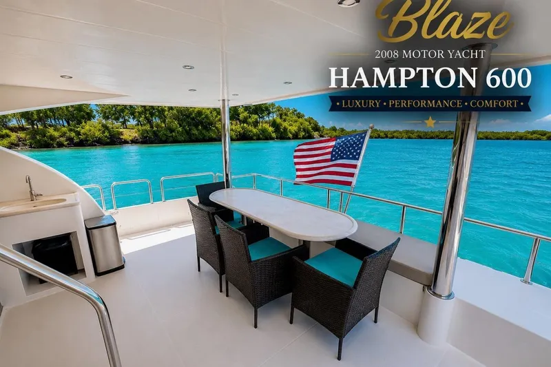 Slide: The Image of Hampton 600 Sundeck Motoryacht 2008 - 6