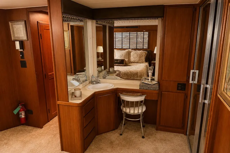 Slide: The Image of Hatteras 77 Cockpit Motor Yacht 1985 - 26