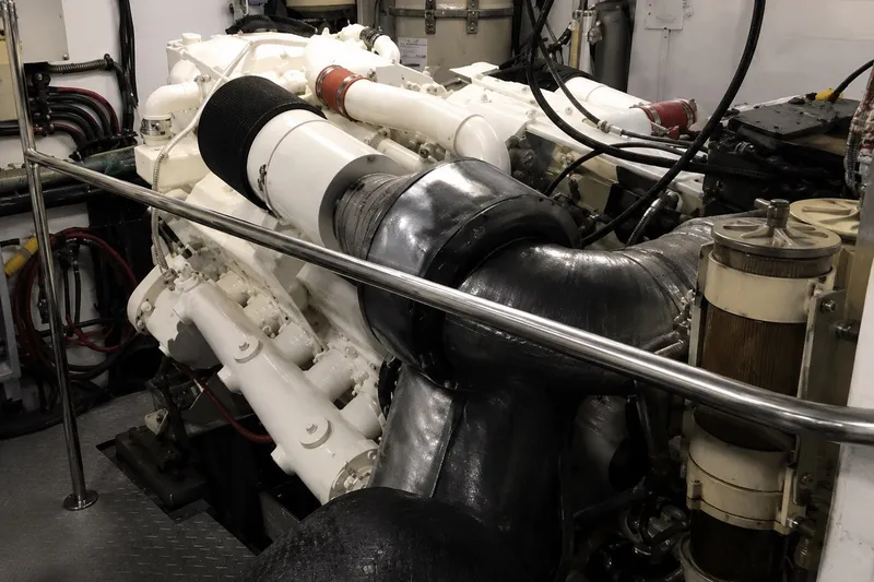 Slide: The Image of Hatteras 77 Cockpit Motor Yacht 1985 - 27