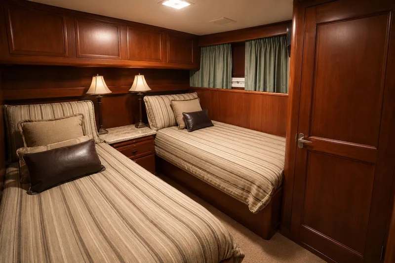 Slide: The Image of Hatteras 77 Cockpit Motor Yacht 1985 - 23