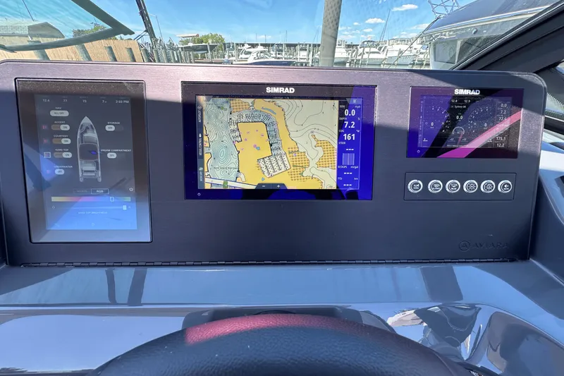 Slide: The Image of Aviara AV32 Outboard 2024 - 25