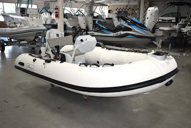 Slide: The Image of East Marine Boats 320 Hypalon Aluminum Rib Inflatable 2026 - 1