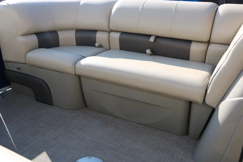 Slide: The Image of Tracker Party Barge 22 Dlx XP3 2022 - 23