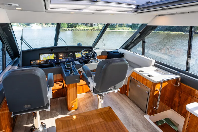 Slide: The Image of Riviera 57 Enclosed Flybridge 2023 - 65