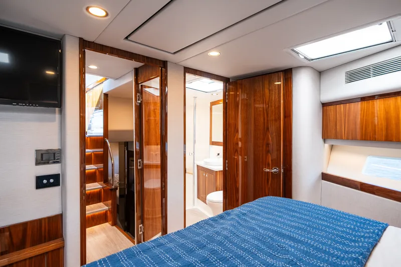 Slide: The Image of Riviera 57 Enclosed Flybridge 2023 - 35