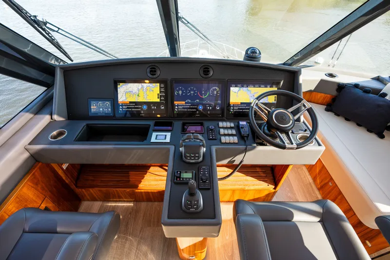 Slide: The Image of Riviera 57 Enclosed Flybridge 2023 - 69