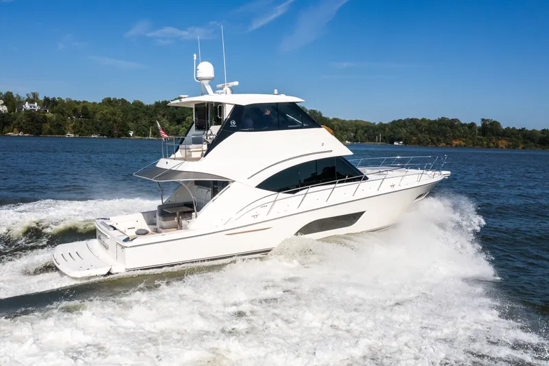 Slide: The Image of Riviera 57 Enclosed Flybridge 2023 - 3