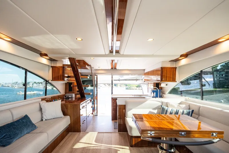 Slide: The Image of Riviera 57 Enclosed Flybridge 2023 - 16