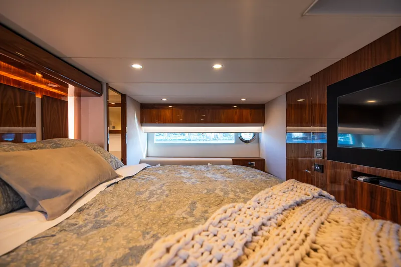Slide: The Image of Riviera 57 Enclosed Flybridge 2023 - 42