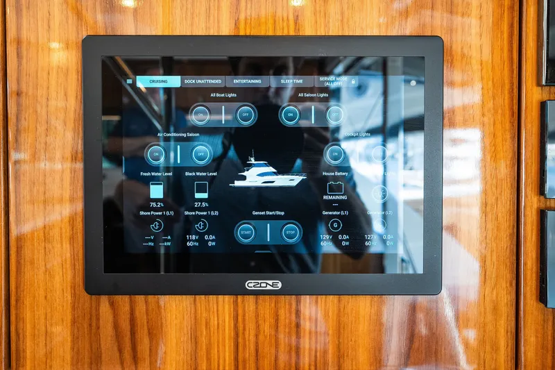 Slide: The Image of Riviera 57 Enclosed Flybridge 2023 - 70