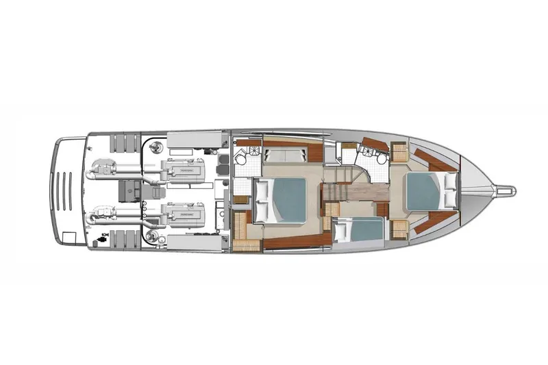 Slide: The Image of Riviera 57 Enclosed Flybridge 2023 - 97