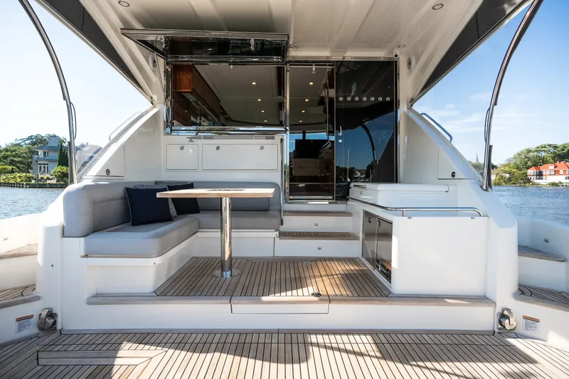 Slide: The Image of Riviera 57 Enclosed Flybridge 2023 - 78