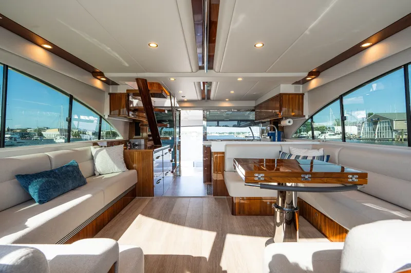 Slide: The Image of Riviera 57 Enclosed Flybridge 2023 - 12