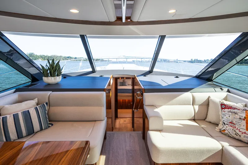Slide: The Image of Riviera 57 Enclosed Flybridge 2023 - 20
