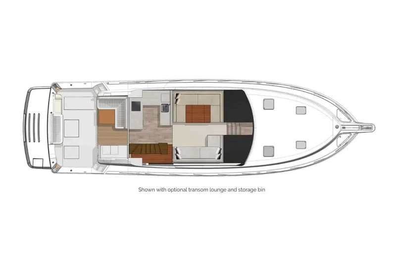 Slide: The Image of Riviera 57 Enclosed Flybridge 2023 - 96