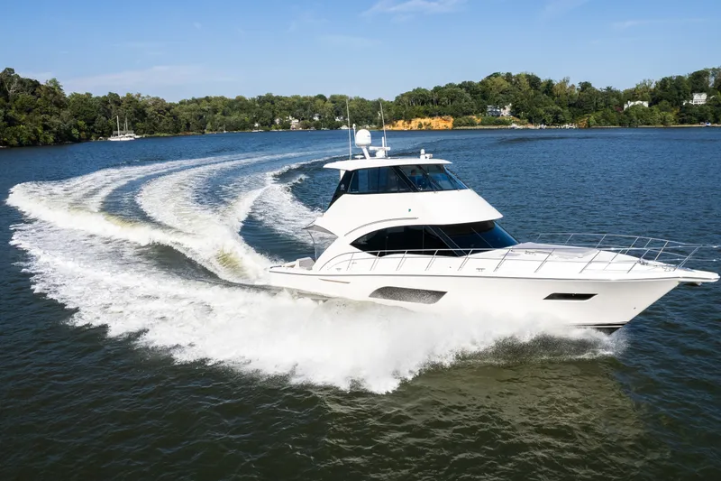 Slide: The Image of Riviera 57 Enclosed Flybridge 2023 - 9