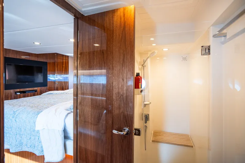 Slide: The Image of Riviera 57 Enclosed Flybridge 2023 - 48