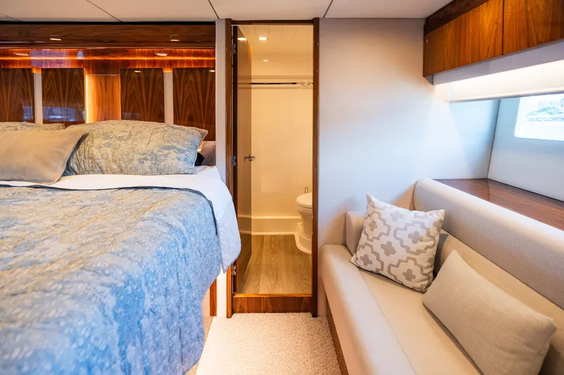 Slide: The Image of Riviera 57 Enclosed Flybridge 2023 - 45