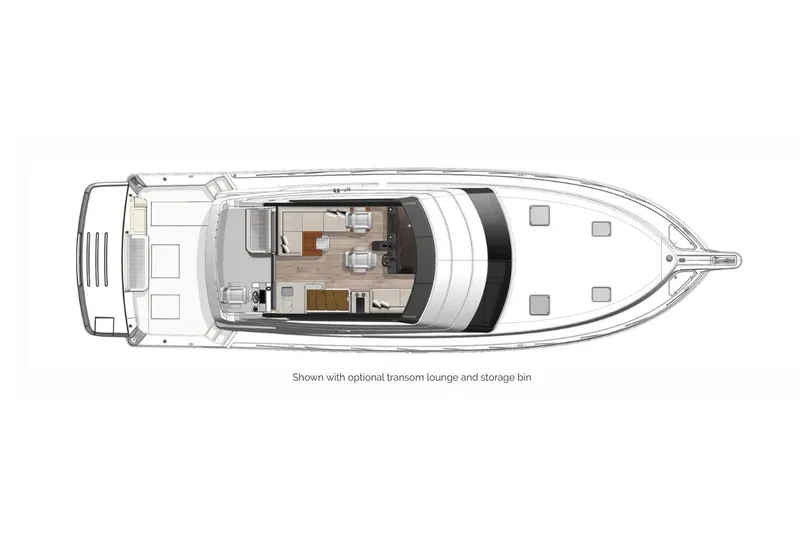 Slide: The Image of Riviera 57 Enclosed Flybridge 2023 - 95