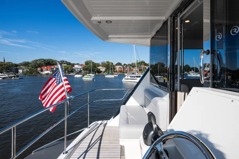 Slide: The Image of Riviera 57 Enclosed Flybridge 2023 - 59