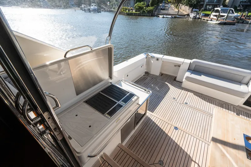 Slide: The Image of Riviera 57 Enclosed Flybridge 2023 - 81