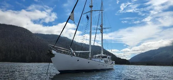 Slide: The Image of Thackwray Custom Pilothouse Motorsailer 1983 - 69