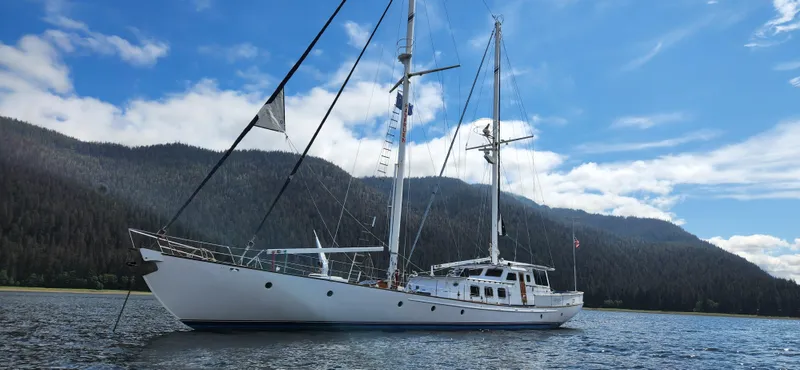 Slide: The Image of Thackwray Custom Pilothouse Motorsailer 1983 - 70