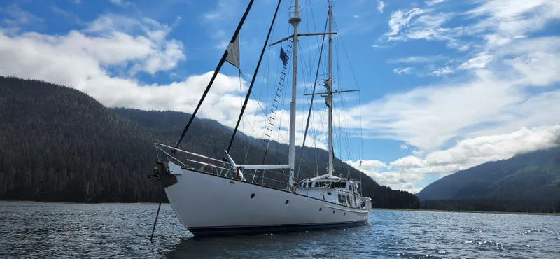 Slide: The Image of Thackwray Custom Pilothouse Motorsailer 1983 - 69
