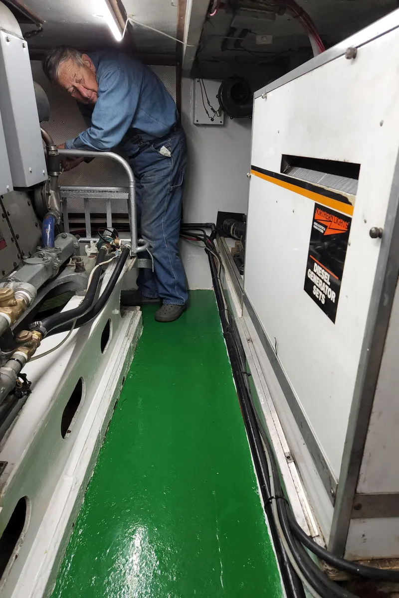 Slide: The Image of Thackwray Custom Pilothouse Motorsailer 1983 - 66