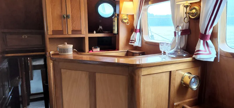 Slide: The Image of Thackwray Custom Pilothouse Motorsailer 1983 - 13