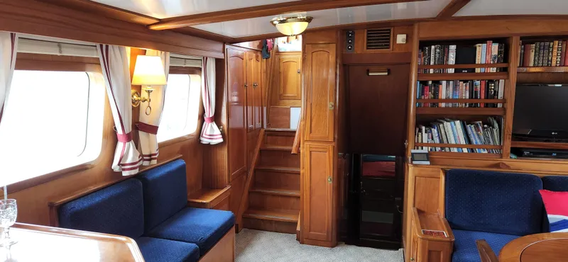 Slide: The Image of Thackwray Custom Pilothouse Motorsailer 1983 - 9