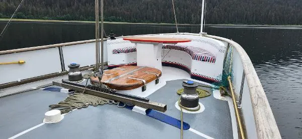 Slide: The Image of Thackwray Custom Pilothouse Motorsailer 1983 - 61