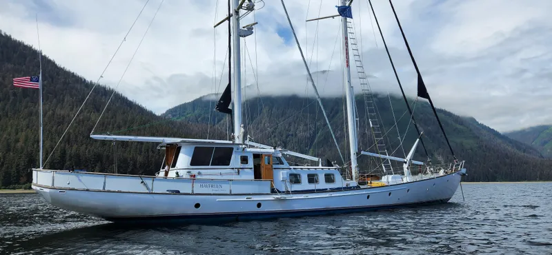 Slide: The Image of Thackwray Custom Pilothouse Motorsailer 1983 - 71