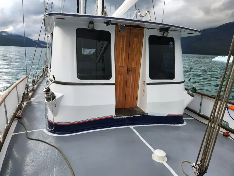 Slide: The Image of Thackwray Custom Pilothouse Motorsailer 1983 - 53
