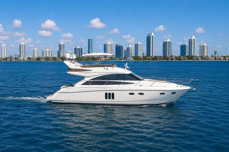 Slide: The Image of Princess 54 Flybridge 2009 - 1