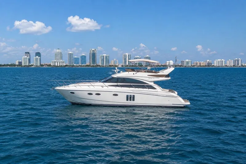 Slide: The Image of Princess 54 Flybridge 2009 - 4